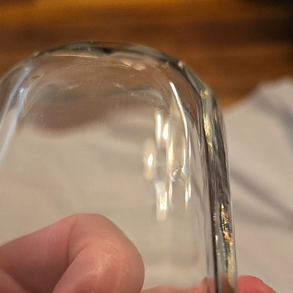 Elegant Clear Glass Butter Dish Modern Classic